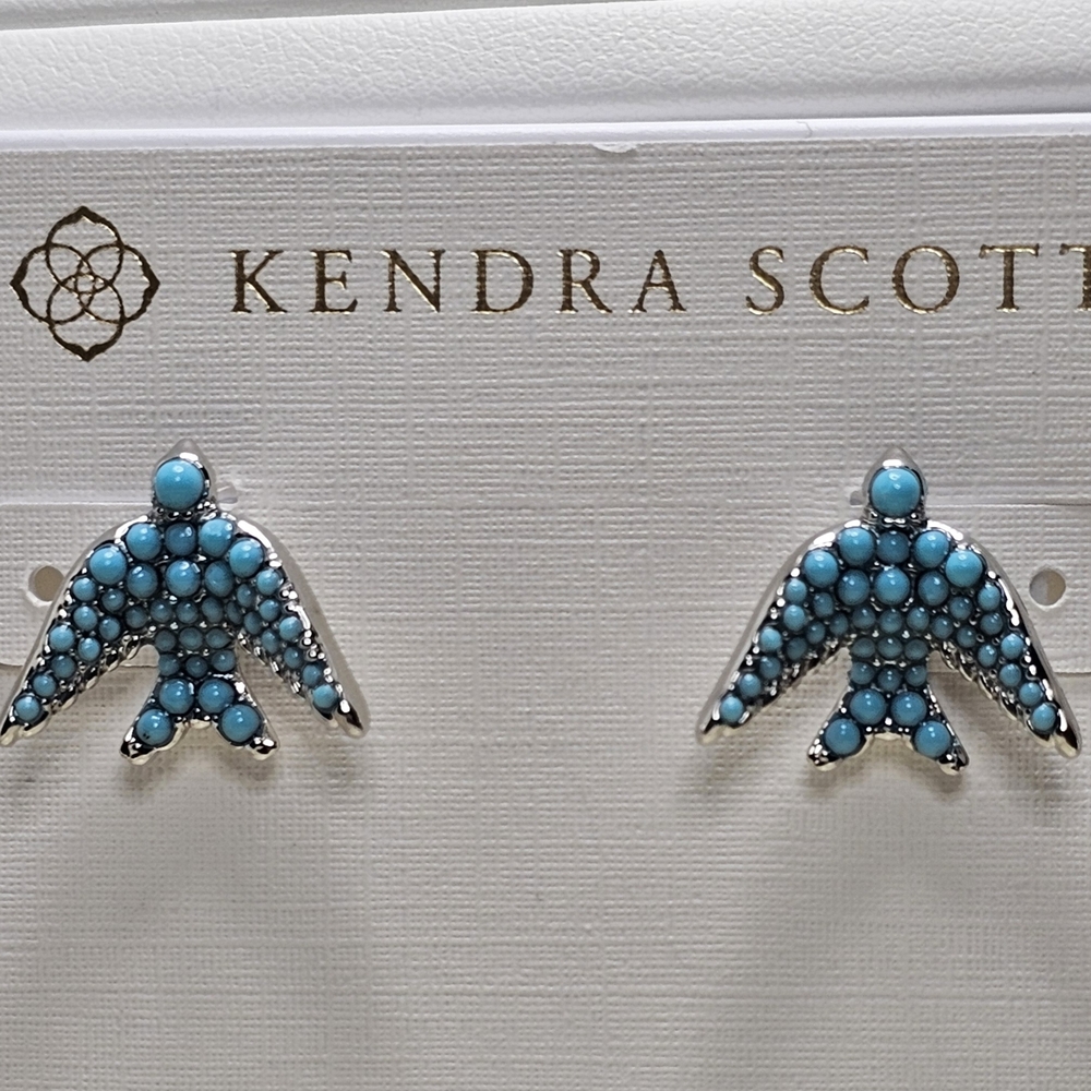 Kendra Scott Turquoise Bird Earrings